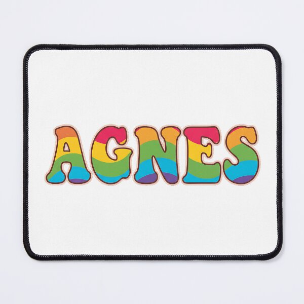 Item preview, ❤️ Agnes Personalized Name Wavy Retro Shirt, Coffee Mug, Sticker Gift designed and sold by HelixPedia.