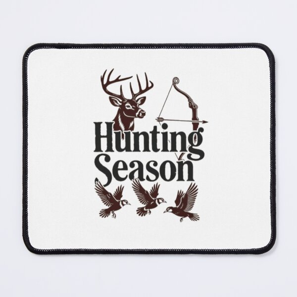 Aperçu de l'œuvre Saison de chasse, chasse au cerf, humour de chasse, chasse drôle créée et vendue par Thread&Fable.