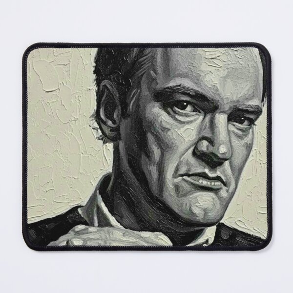 Item preview, Black and White Filmmaker Portrait | Vintage Camera Director Art | Monochrome Impasto Cinema Painting designed and sold by Art's Diner.