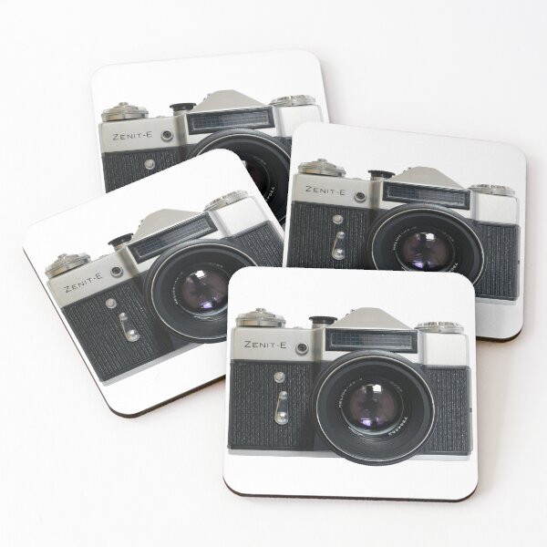 Item preview, Zenith E, vintage 35mm film camera studio close up designed and sold by JonDelorme.