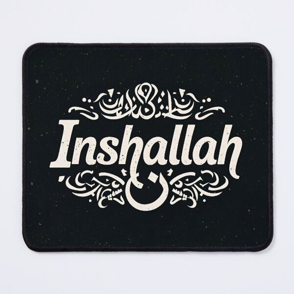 Item preview, Inshallah Typography 2 designed and sold by Tom-Johnson.