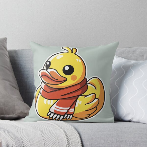 Item preview, Cute Rubber Duck in Red Scarf designed and sold by aezxo.