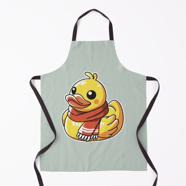 Item preview, Cute Rubber Duck in Red Scarf designed and sold by aezxo.