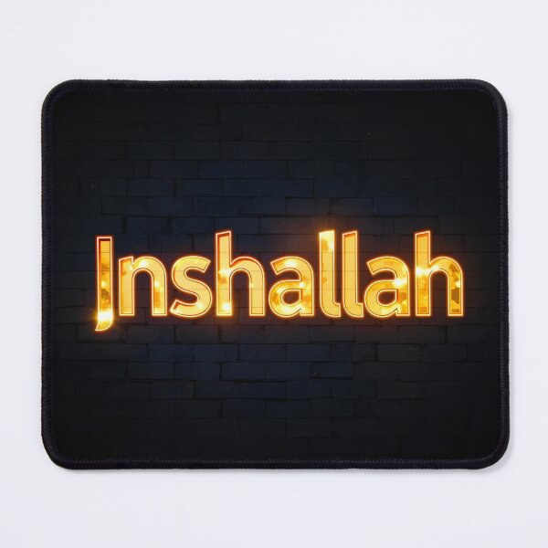 Item preview, Inshallah Typography 3 designed and sold by Tom-Johnson.