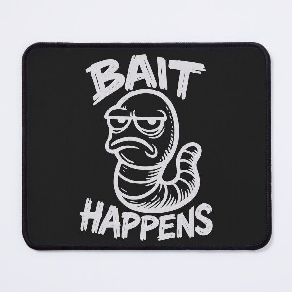 Item preview, Bait Happens Funny Fishing Quote designed and sold by EimSol.