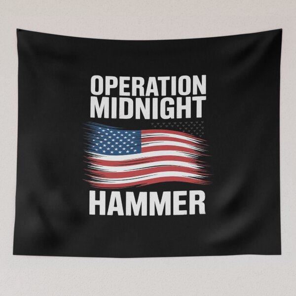Item preview, Operation Midnight Hammer Patriotic Red White Blue USA Flag 1  designed and sold by KotexTemu.