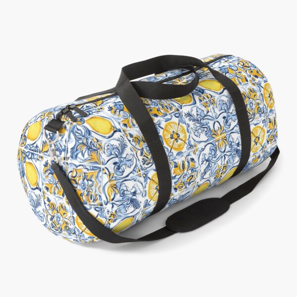 Item preview, Sicilian Mediterranean Tiles and Lemon Dolce Vita Pattern designed and sold by PG Illustration.