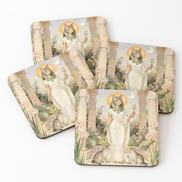 Item preview, Goddess Bastet – Egyptian Cat Goddess of Protection, Joy & Divine Feminine Power designed and sold by SoniaSarkali.