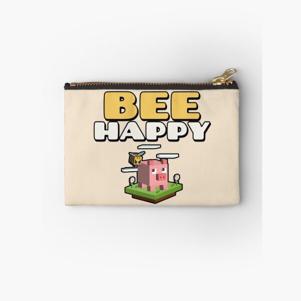 Item preview, BEE HAPPY Minecraft designed and sold by JusTiceT-shirts.