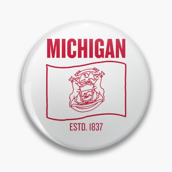 Item preview, Michigan flag designed and sold by Peerless-Prime.