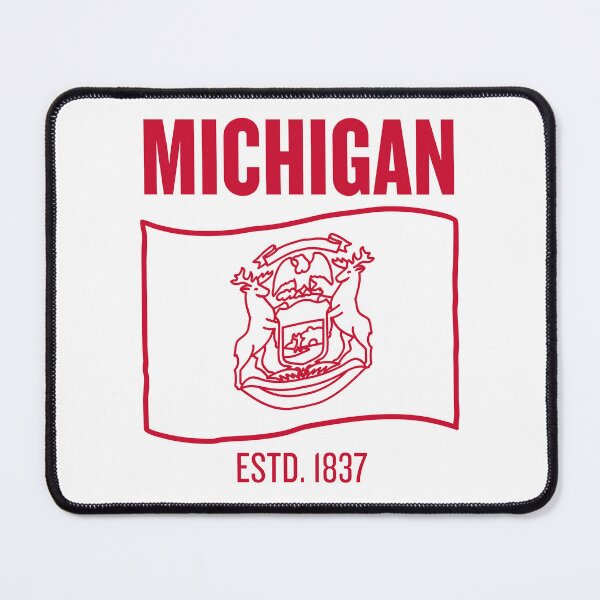 Item preview, Michigan flag designed and sold by Peerless-Prime.