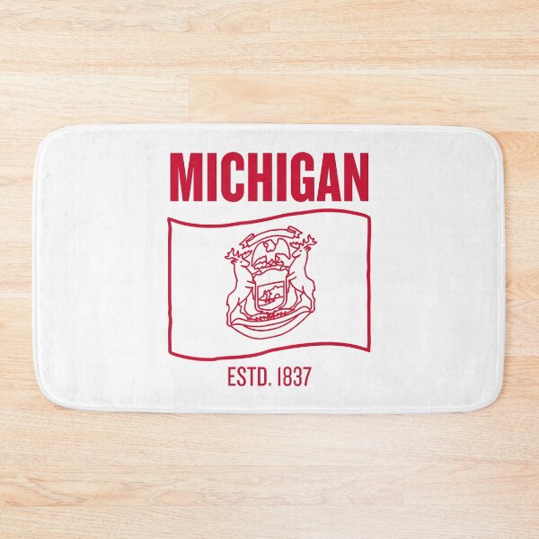 Item preview, Michigan flag designed and sold by Peerless-Prime.