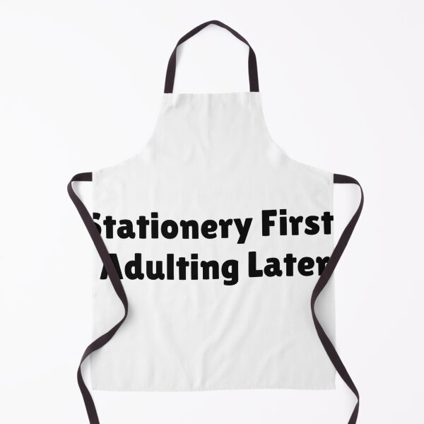 Item preview, Stationery First, Adulting Later designed and sold by Ninjacatoff.