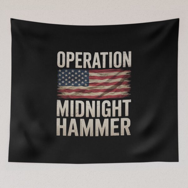 Item preview, Operation Midnight Hammer with American Flag 4  designed and sold by KotexTemu.