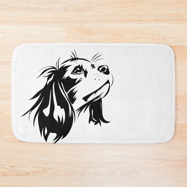 Item preview, Cavalier King Charles Spaniel Dog Portrait Line Art designed and sold by DoodleMoodSpace.