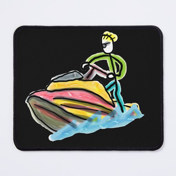 Item preview, Jet Ski Stickman designed and sold by Mark-Ewbie.