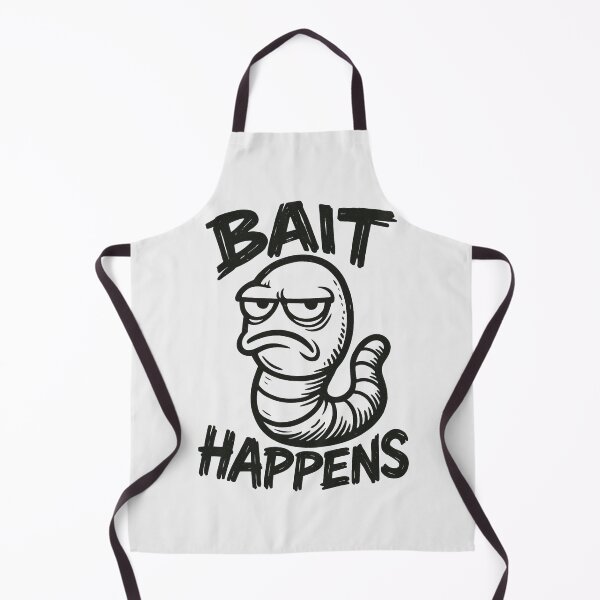 Item preview, Bait Happens Funny Fishing Quote designed and sold by EimSol.