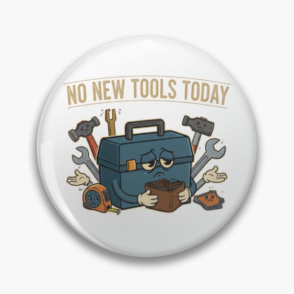 Item preview, No New Tools Today - Sad Tool Box Meme designed and sold by DavdPrt.