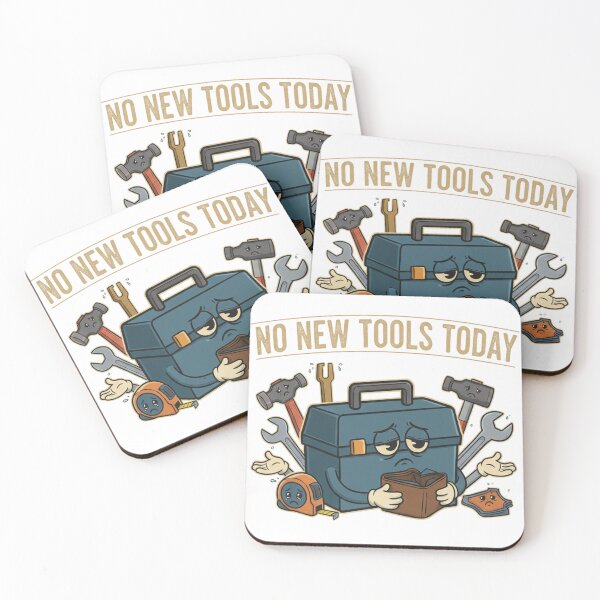 Item preview, No New Tools Today - Sad Tool Box Meme designed and sold by DavdPrt.
