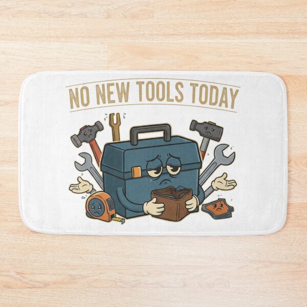 Item preview, No New Tools Today - Sad Tool Box Meme designed and sold by DavdPrt.