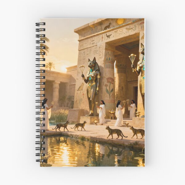 Item preview, Temple of Bastet – Sacred Sanctuary of the Egyptian Cat Goddess, Protection & Joy designed and sold by SoniaSarkali.