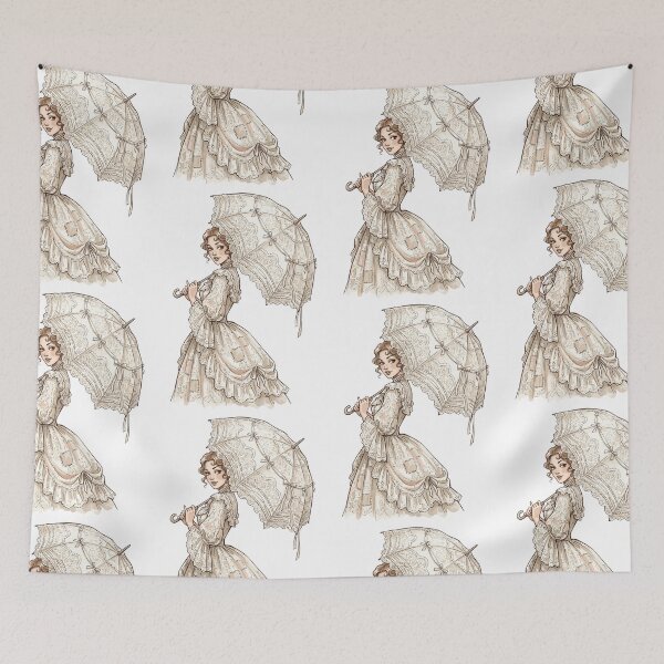 Item preview, Vintage Coquette: Lace Parasol Flirt designed and sold by bapupa.