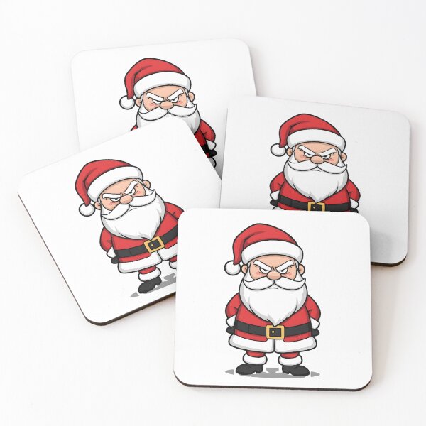 Item preview, Grumpy Santa – Naughty List Enforcer designed and sold by Kavya Art.