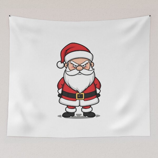 Item preview, Grumpy Santa – Naughty List Enforcer designed and sold by Kavya Art.