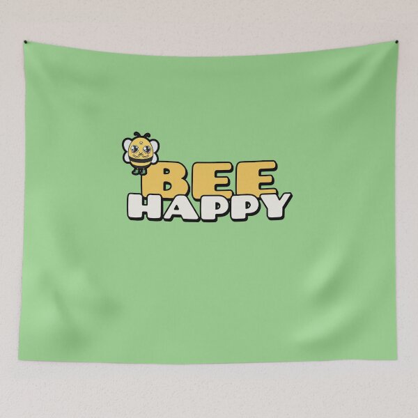 Item preview, BEE HAPPY Bumble Bee designed and sold by JusTiceT-shirts.