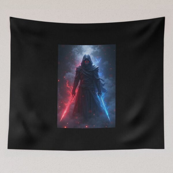 Item preview, Dark Anime Warrior Awakening – Mystic Aura Power Art designed and sold by OhmAuraArt.