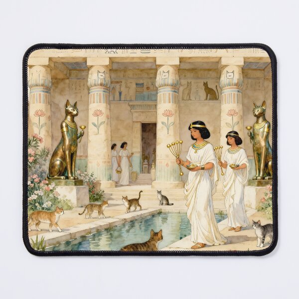 Item preview, Temple of Bastet – Sacred Sanctuary of the Egyptian Cat Goddess, Protection & Joy designed and sold by SoniaSarkali.