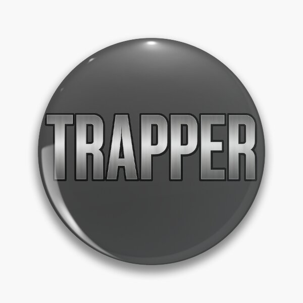 Item preview, Battlefield Game Inspired Trapper Metallic Slogan designed and sold by Sellcooldesigns.
