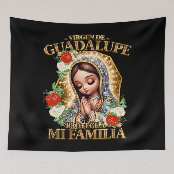 Item preview, Our Lady of Guadalupe Protege a Mi Familia Catholic for Kids designed and sold by NUMAcreations.