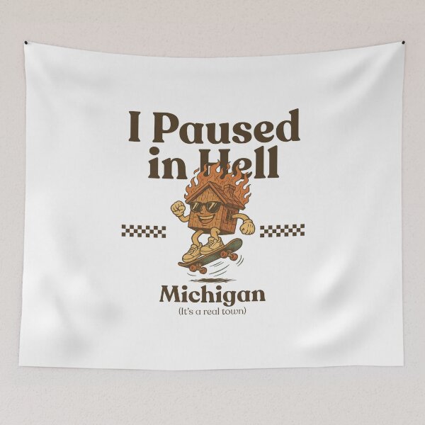 Item preview, Michigan : I paused in Hell (it's a real town) designed and sold by Peerless-Prime.