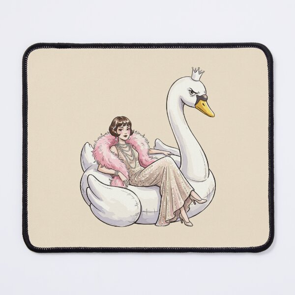Item preview, Vintage Coquette: The Unamused Swan designed and sold by bapupa.
