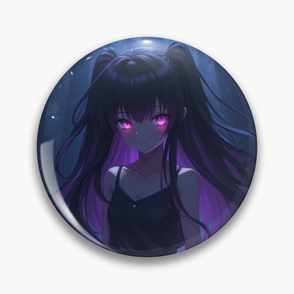 Item preview, Dark Anime Spirit Girl – Cursed Aura Aesthetic Art designed and sold by OhmAuraArt.