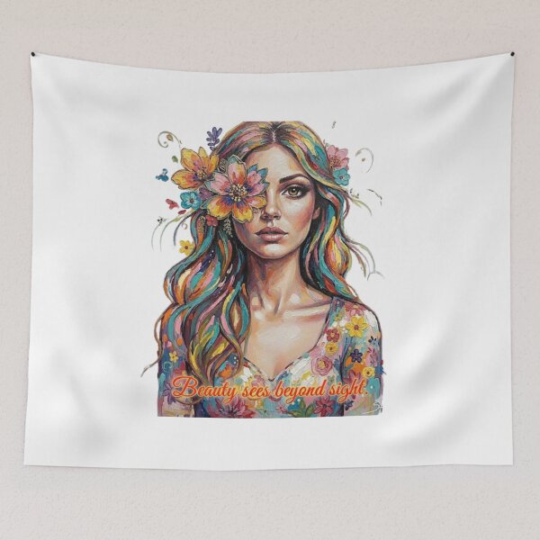Item preview, Inner Vision: Vibrant Impasto Portrait designed and sold by chunzartshop.