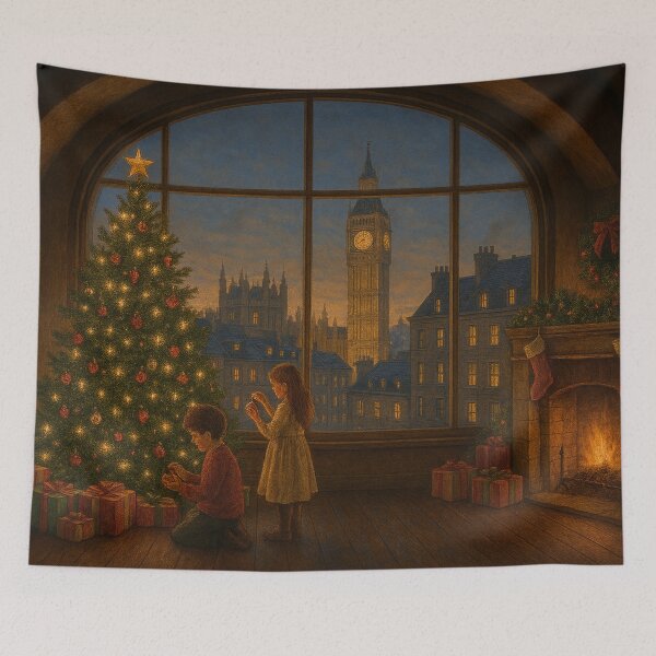 Item preview, London Christmas Eve in the attic designed and sold by Sigtrix.