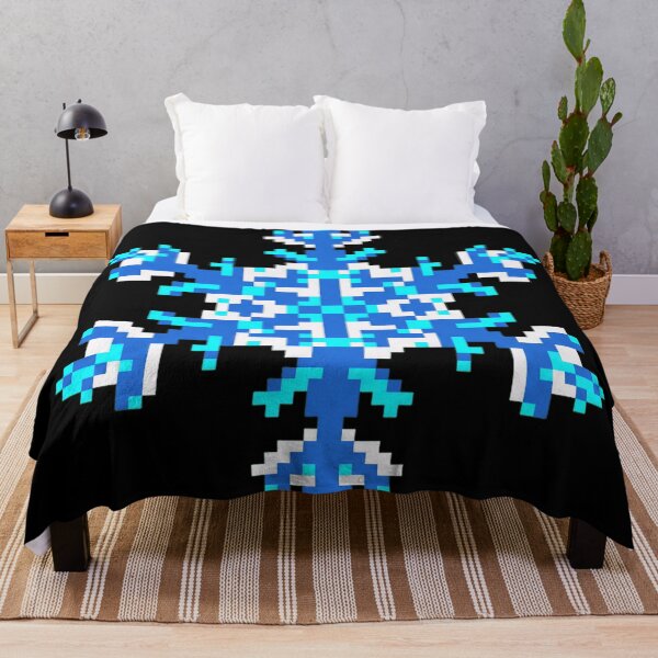 Item preview, Retro 8-Bit Pixel Art Snowflake - Winter Gamer Aesthetic designed and sold by griez.