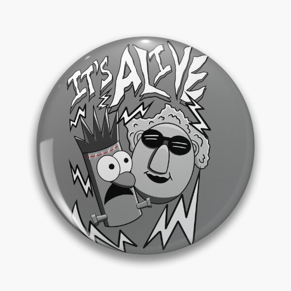 Item preview, It’s Alive! The Muppets Bunsen Beaker Frankenstein  designed and sold by Jamie Collins.