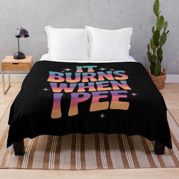 Item preview, It Burns When I Pee Funny Sarcastic Ironic Y2K Inappropriate3  designed and sold by InspiredFoul.