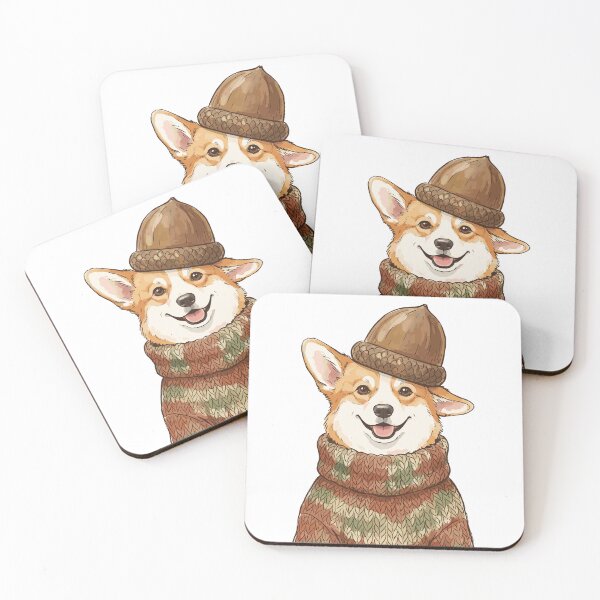 Item preview, Magical Cottagecore: Acorn Cap Corgi designed and sold by bapupa.