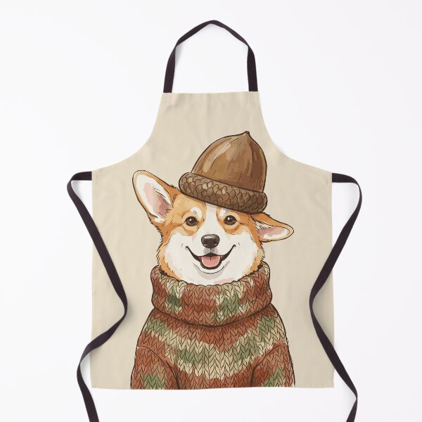 Item preview, Magical Cottagecore: Acorn Cap Corgi designed and sold by bapupa.