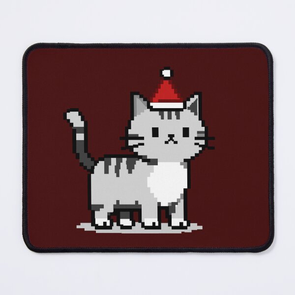 Item preview, Santa's Little Tabby Helper (Pixel) designed and sold by romyca creation_22.