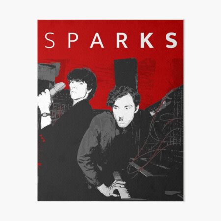 SPARKS (WHITE TEXT) Art Board Print