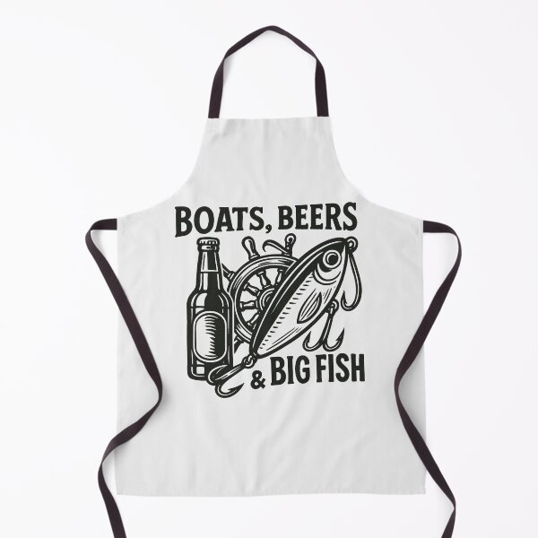 Item preview, Boats Beers Big Fish Fishing Humor designed and sold by EimSol.