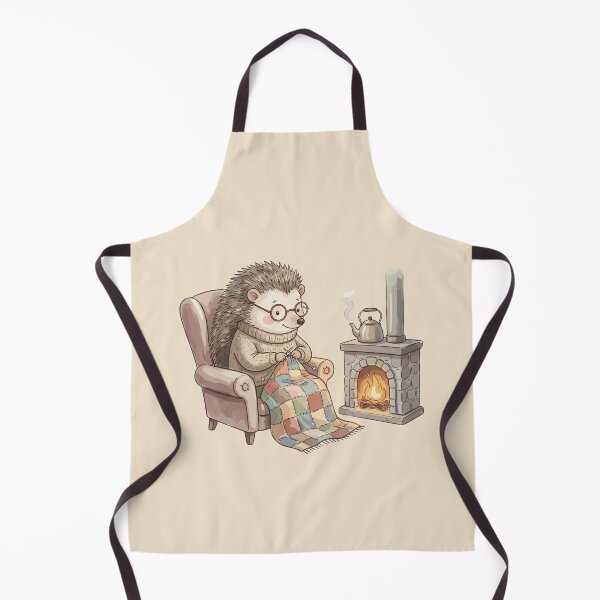 Item preview, Magical Cottagecore: Hearthside Hedgehog designed and sold by bapupa.