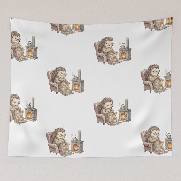 Item preview, Magical Cottagecore: Hearthside Hedgehog designed and sold by bapupa.