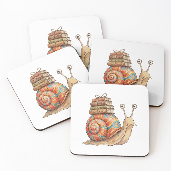 Item preview, Magical Cottagecore: Snail Shell Library designed and sold by bapupa.