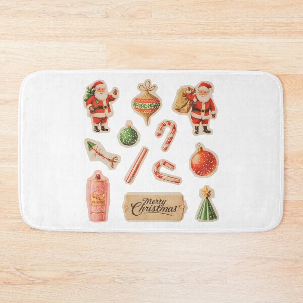 Item preview, Retro Vintage Christmas Stickers designed and sold by meaowclub.